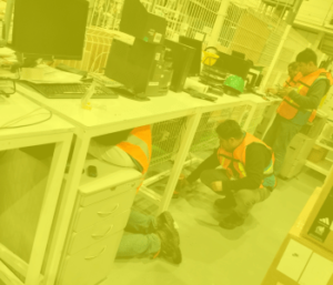 Instalación eléctrica industrial realizada por DIPEC para Avery Dennison RBIS Querétaro